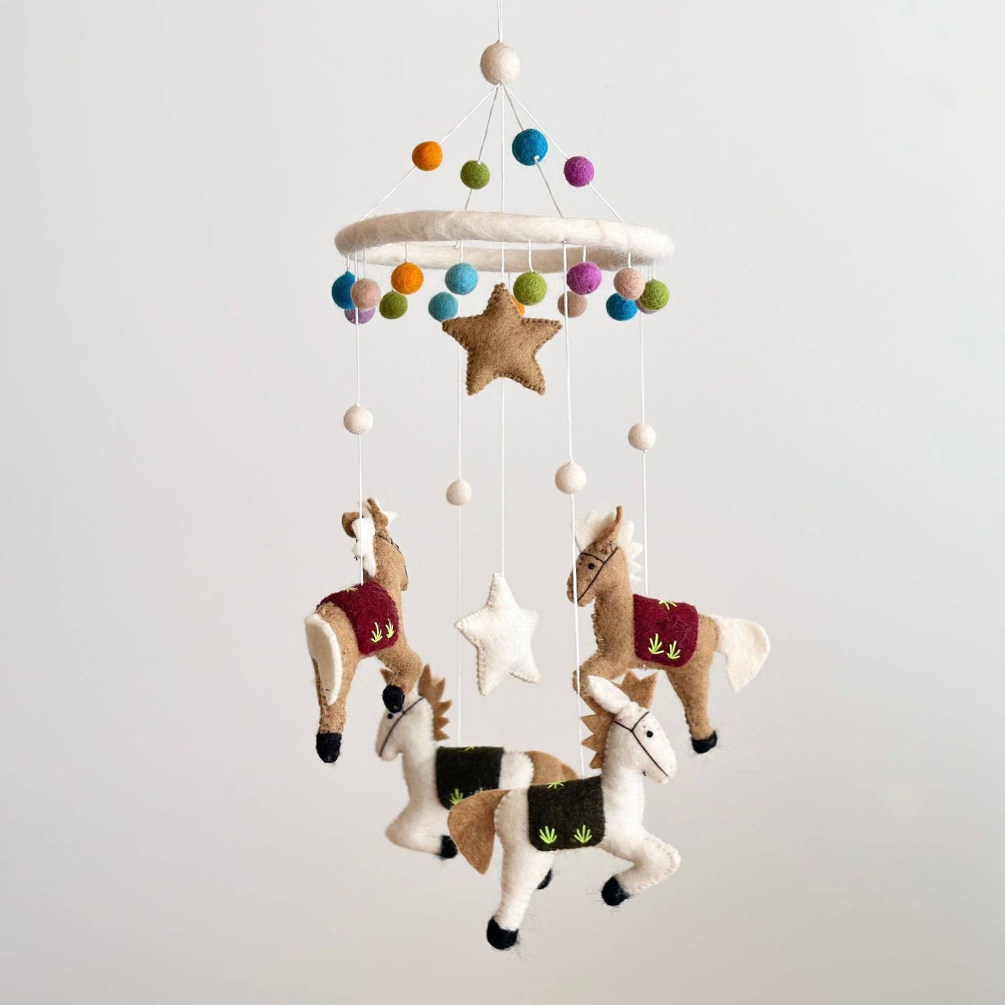 Felt Baby Mobile - Carousel Horse