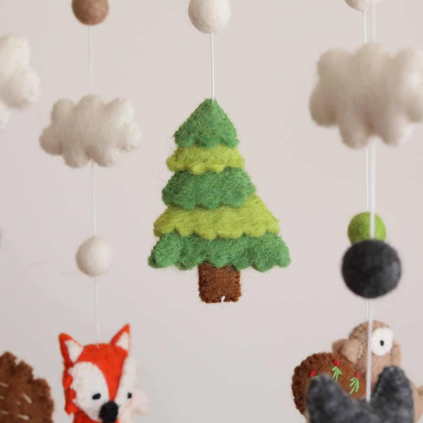Felt Baby Mobile - Woodland Animal 2