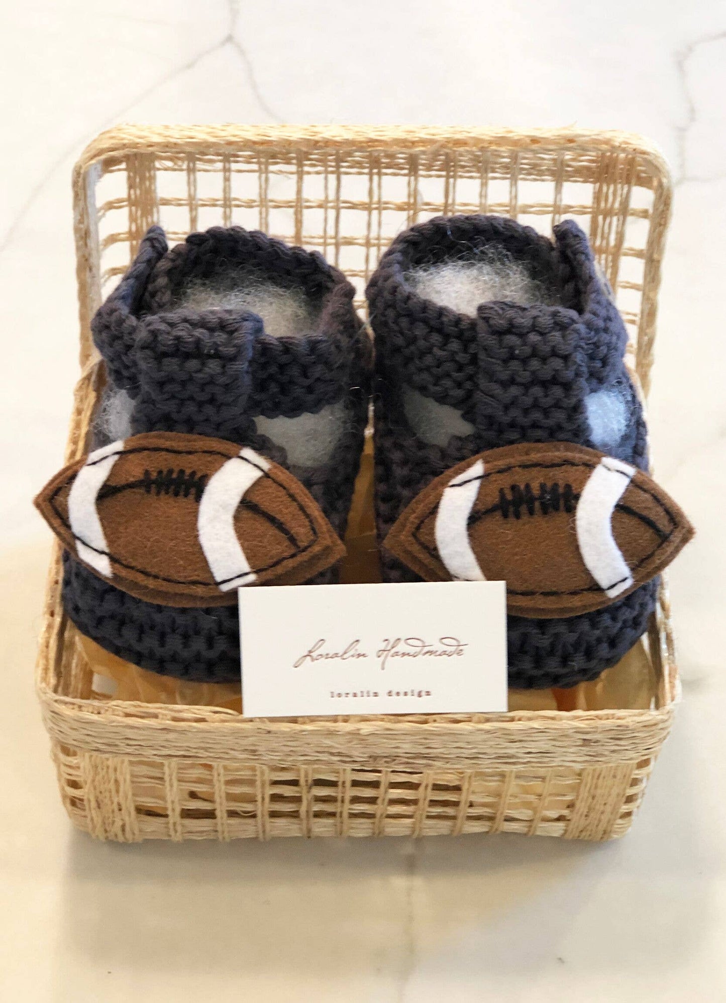 Football Booties in Basket