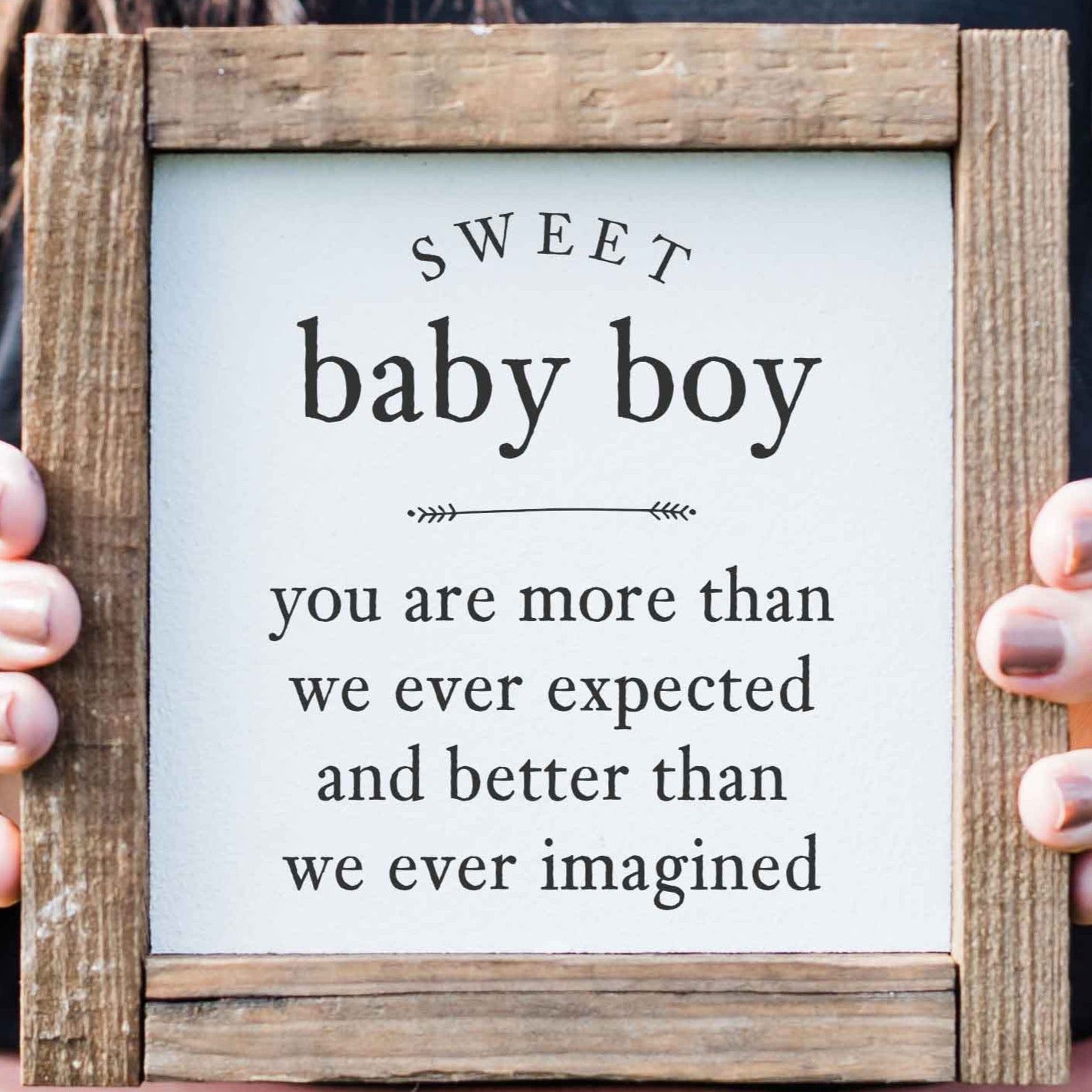 Baby Boy Decor, Baby's Room, Boys Room, Wood Sign, Handmade