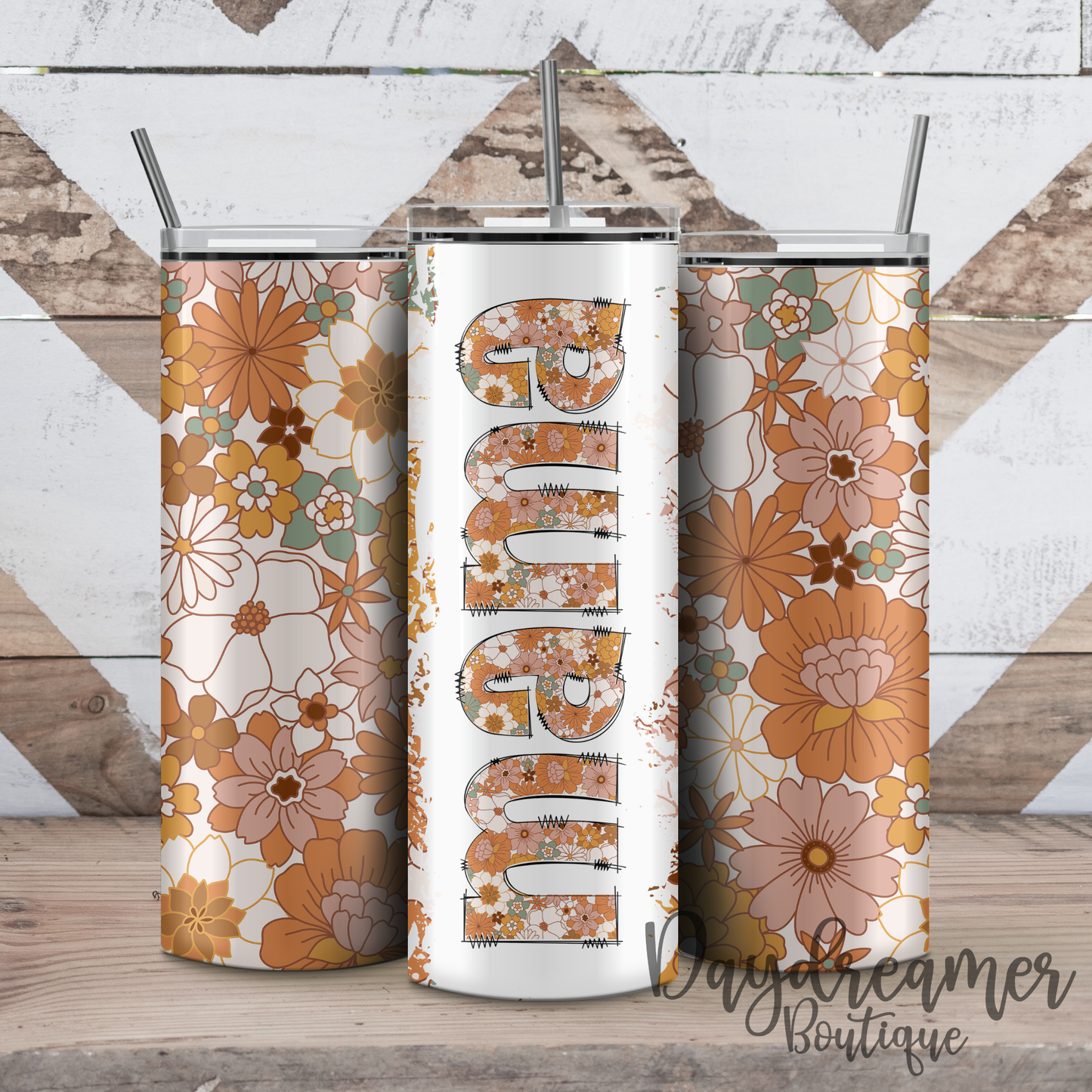 Muted Floral Mama Tumbler