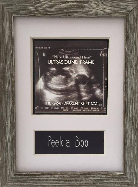 Peek-a-boo: Farmhouse Baby 5x7 Frame 3805