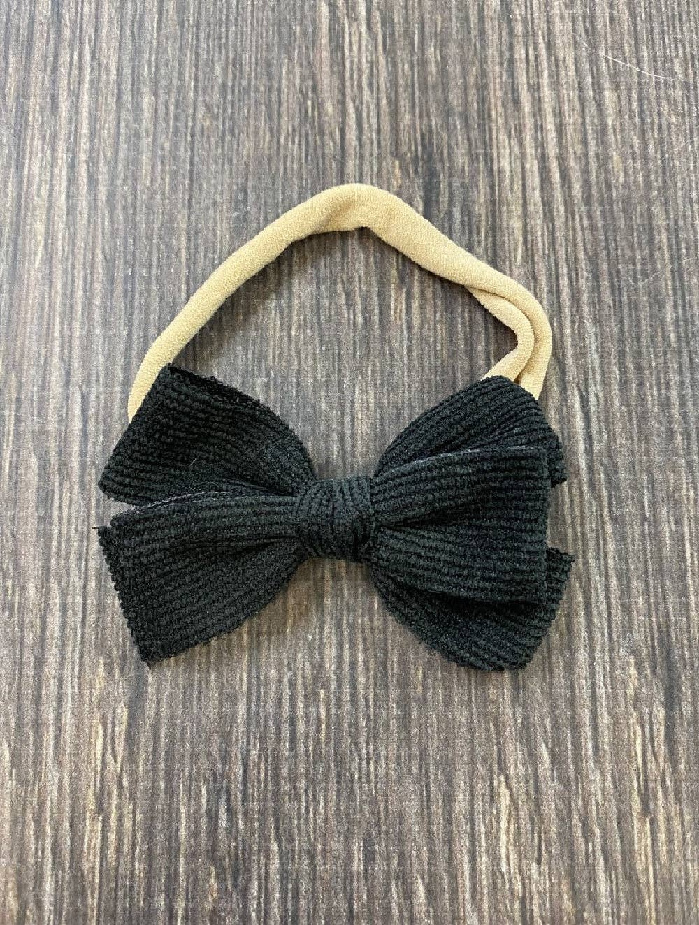 Corduroy Bow Headband