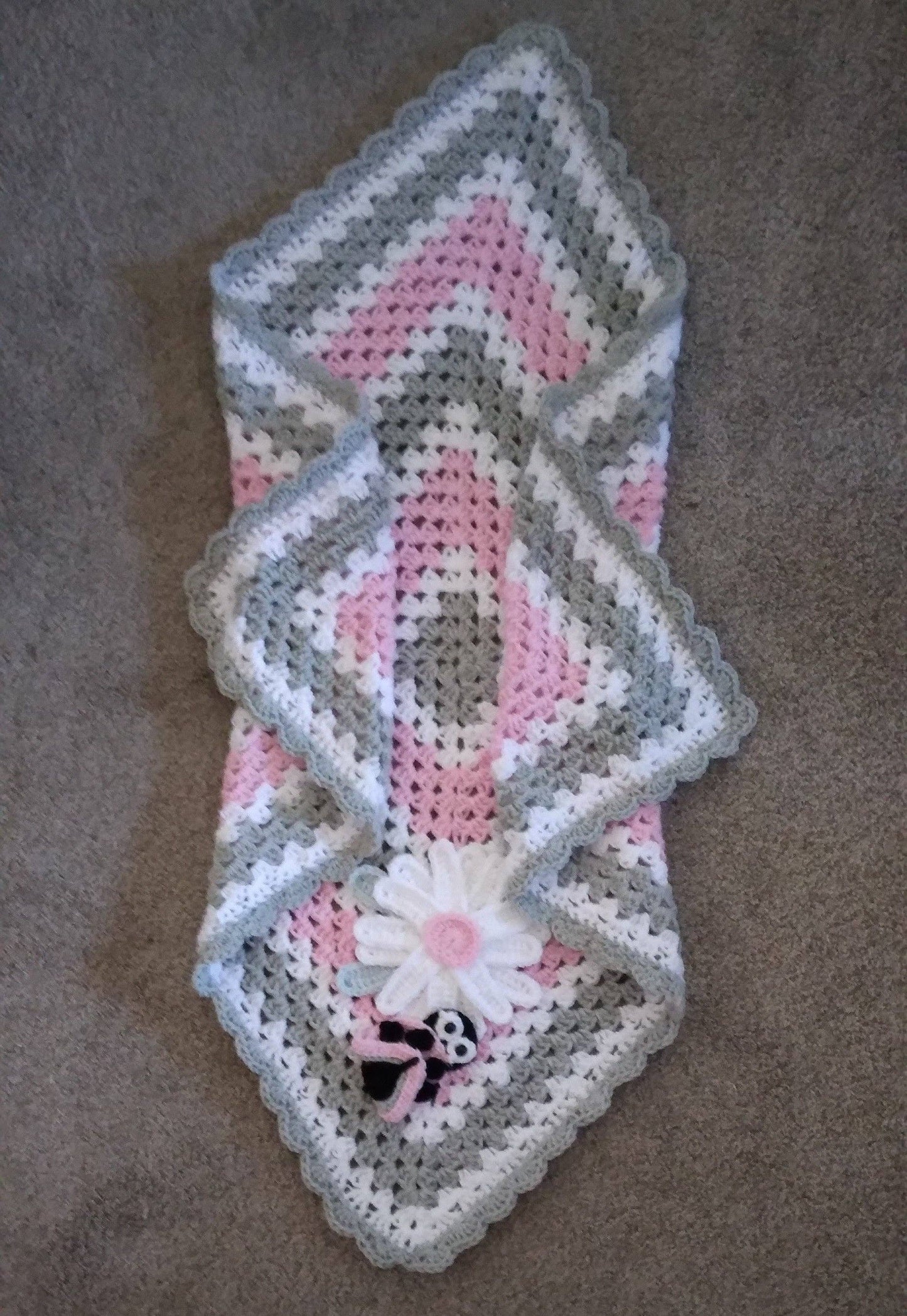 Ladybug Baby Blanket