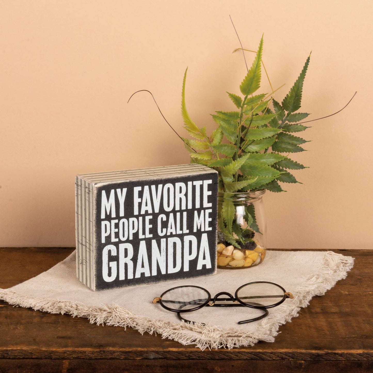 Box Sign - Call Me Grandpa