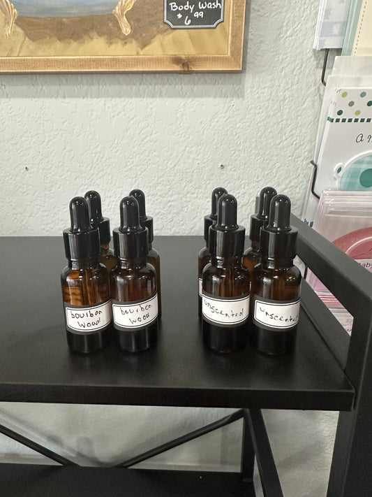 Beard Oil 20ml bottles with dropper Click for Scents