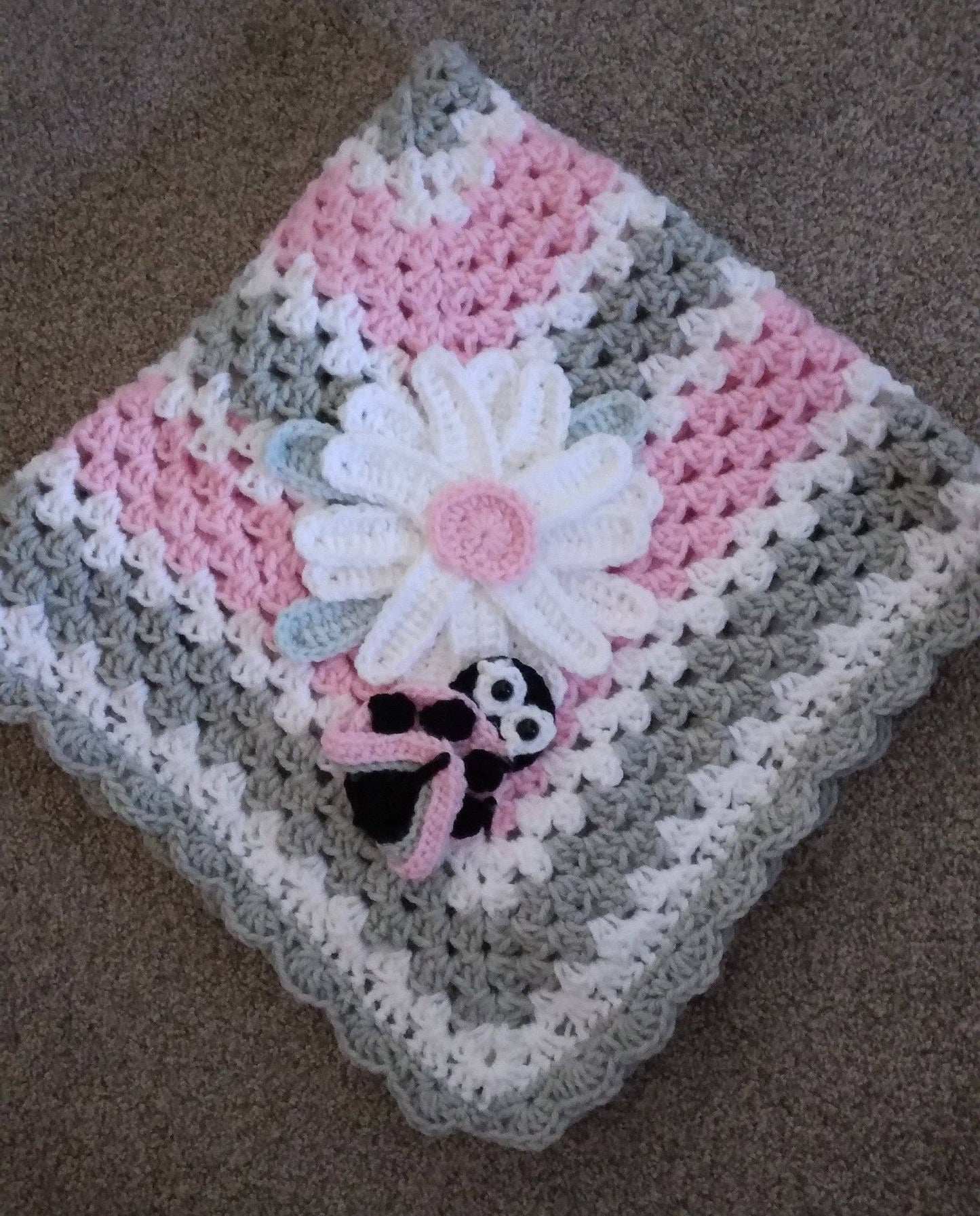 Ladybug Baby Blanket