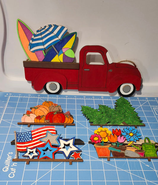 Red Truck Season Sign