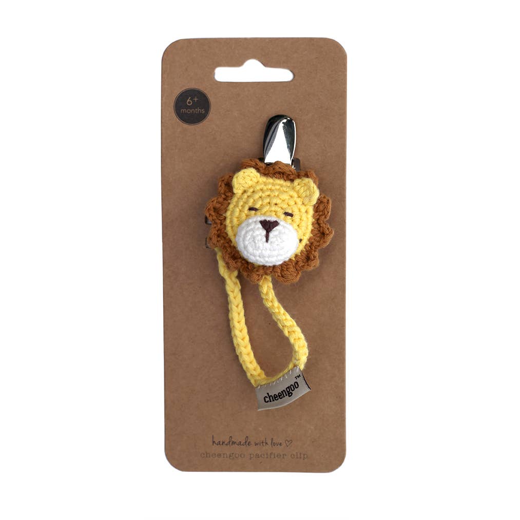 Pacifier Clip - Lion