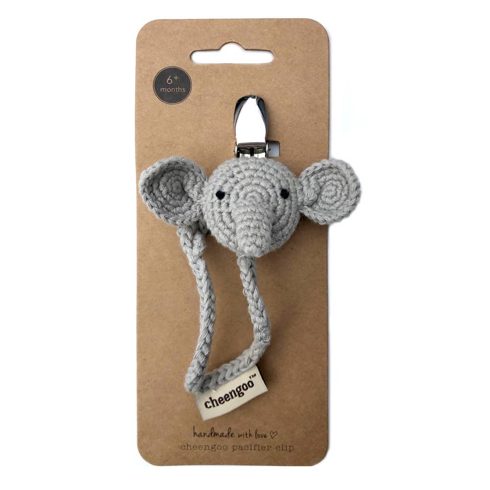 Elephant Pacifier Clip