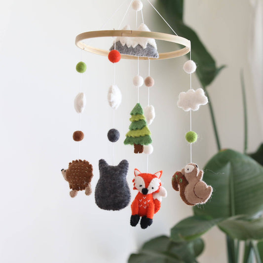 Felt Baby Mobile - Woodland Animal 2