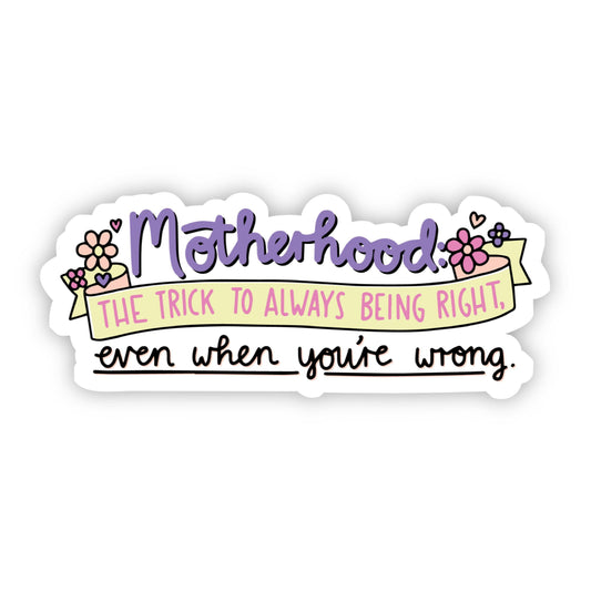 Motherhood Definition Sticker