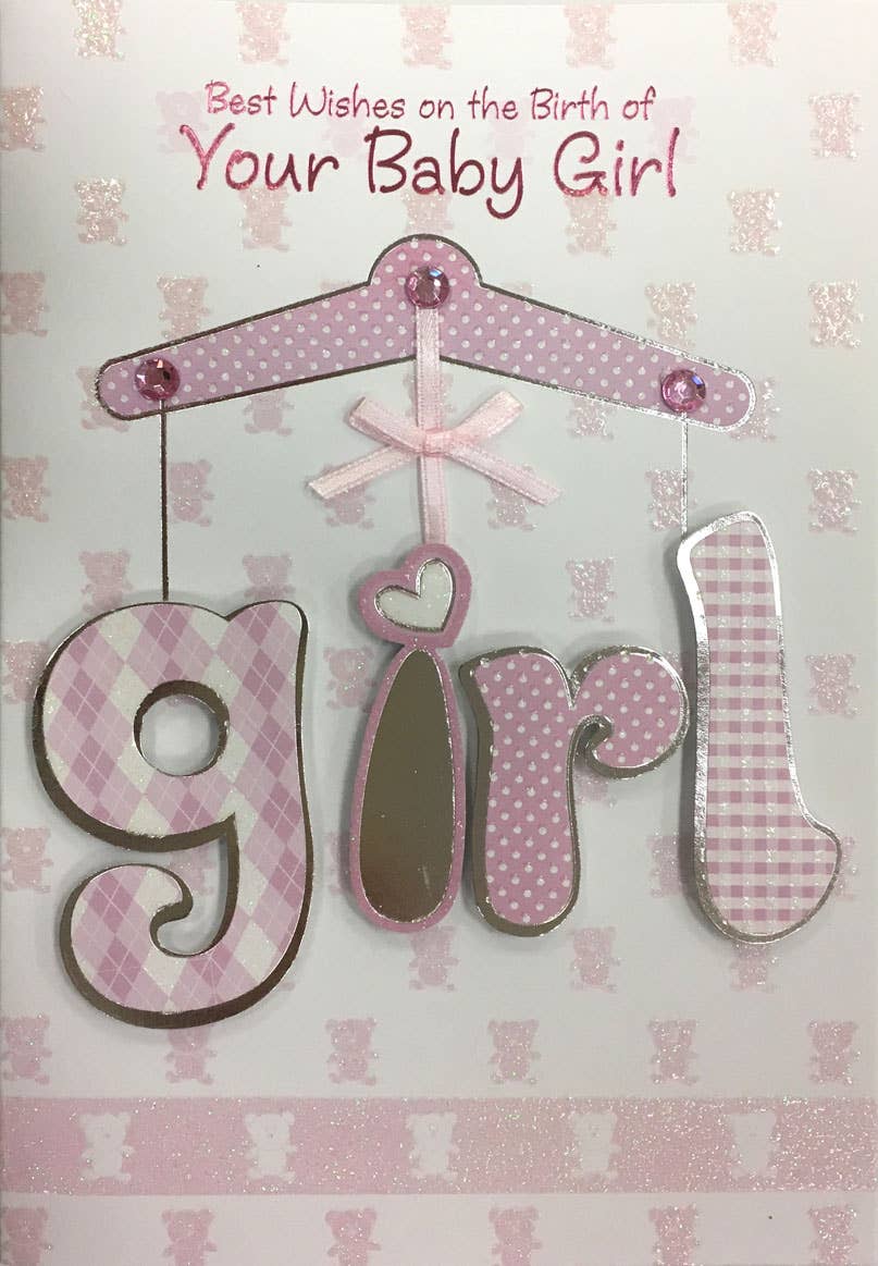 Handmade Greeting Cards Baby Girl