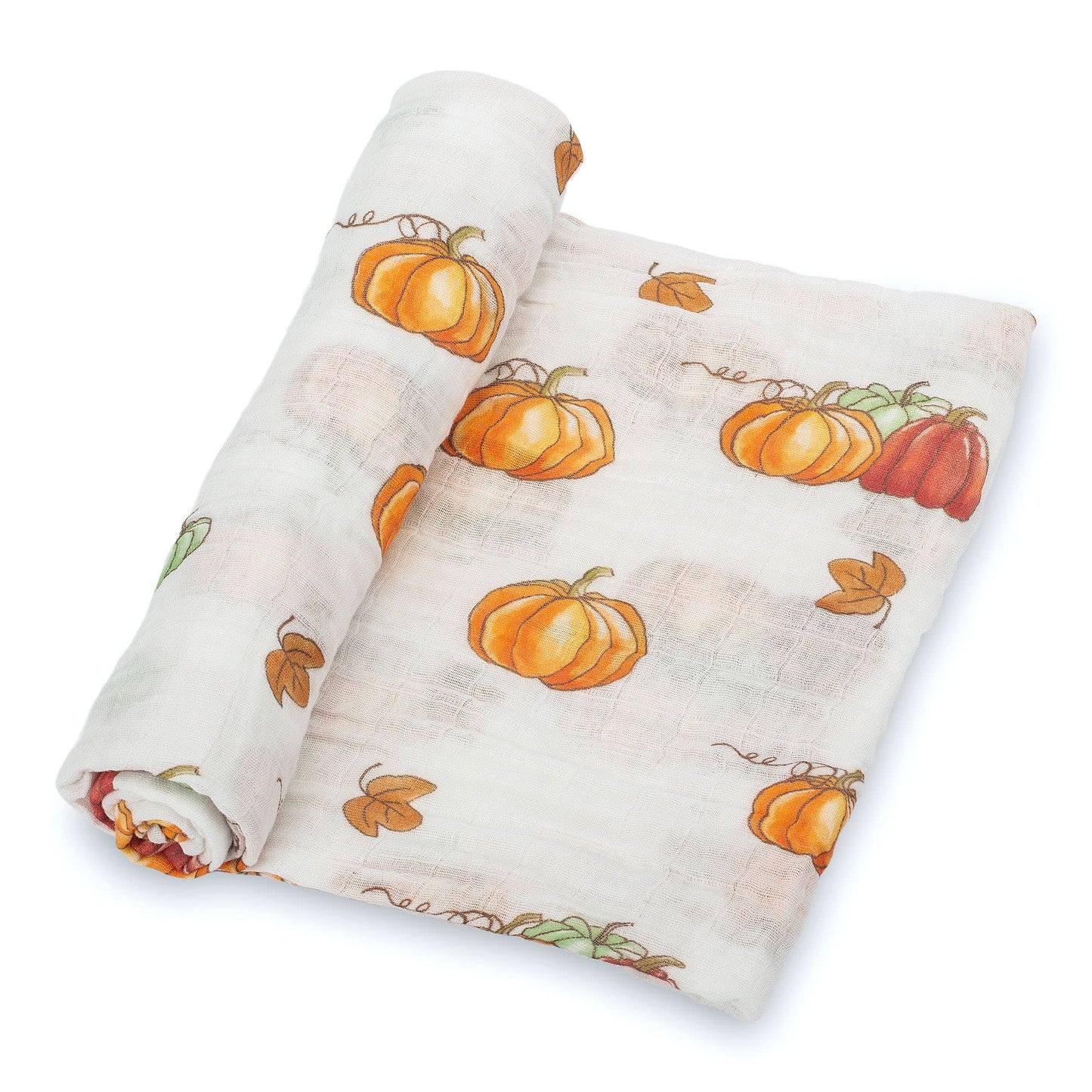 Pumpkin'pie Fall Holiday Theme Baby Muslin Cotton Blanket