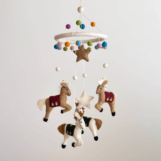 Felt Baby Mobile - Carousel Horse